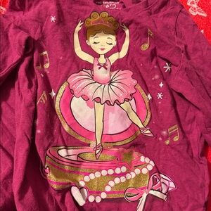 The Children's Place Pink Ballerina Long Sleeve Tee